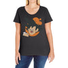 kaka carrot cake Ladies Curvy T-Shirt