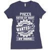 Pisces Hated By Many Wanted By Plenty Ladies Fitted T-Shirt