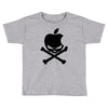 apple skull Toddler T-shirt