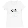 softball mom sequins Ladies Fitted T-Shirt