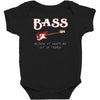 bass   out of treble Baby Bodysuit
