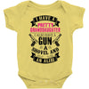 I Have A Pretty Granddaughter Gun A Shovel And An Alibi Baby Bodysuit