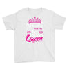 Celebrating With the 1st Birthday Queen Youth Tee