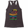 caring for animals isn't what i do it's who i am Racerback Tank