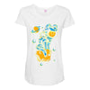 space cat Maternity Scoop Neck T-shirt