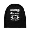 August Girls Are Sunshine Mixed With A Little Hurricane Baby Beanies