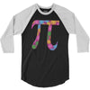 spring pi tshirts  flowery colorful pi day gifts 3/4 Sleeve Shirt
