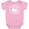 no coffee no workee Baby Onesie