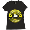 piano shirt fear the piano funny Ladies Fitted T-Shirt