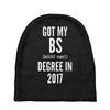 bs degree funny graduation Baby Beanies