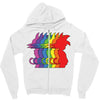 Goku Rainbow Zipper Hoodie