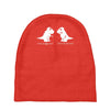 trex i love you this much Baby Beanies