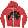 cat signal Zipper Hoodie