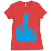 fuck size Ladies Fitted T-Shirt