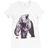bear block Ladies Fitted T-Shirt