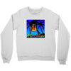 florida palm trees sunset Crewneck Sweatshirt