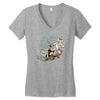scientific paradox goes boink Women's V-Neck T-Shirt
