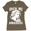 mozart tribute Ladies Fitted T-Shirt