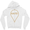 Hate Zipper Hoodie