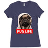 pug life Ladies Fitted T-Shirt