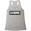 Dobre Black/White Racerback Tank