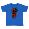 skull us flag Toddler T-shirt