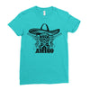 amigo cowboy Ladies Fitted T-Shirt