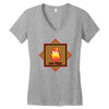 ON FIRE Women's V-Neck T-Shirt