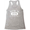40th birthday gifts made 1978 all original parts Racerback Tank