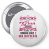 They Call Me Gran Partner In Crime Funny Pin-back button