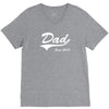 Dad Since 2015 V-Neck Tee