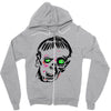 punk zombie baseball Zipper Hoodie