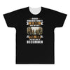Never Underestimate A Man Who Watches The 100 And Was Born in December All Over Men's T-shirt