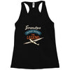 grandpa the pilot the myth the legend Racerback Tank