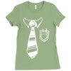 geek pocket protector tie Ladies Fitted T-Shirt