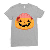 pumpkin brain Ladies Fitted T-Shirt