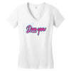 love you baby Women's V-Neck T-Shirt