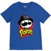 little grey chips V-Neck Tee