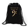 the way of bassline Drawstring Bags
