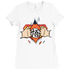 angry Ladies Fitted T-Shirt