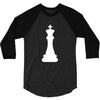 Chess King and Pawn 3/4 Sleeve Shirt