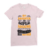 My Daughter Is Super Awesome Her Mother Ladies Fitted T-Shirt