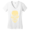dead halloween head Women's V-Neck T-Shirt