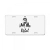 rebel   blackout License Plate