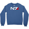 mass effect n7 logo Crewneck Sweatshirt