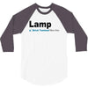 lamp   brick tamland likes this facebook thumbs up mens white t shirt 3/4 Sleeve Shirt