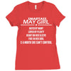 Smartass May Girl Ladies Fitted T-Shirt
