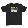 my job is top secret Youth Tee