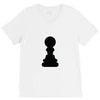 Chess King and Pawn V-Neck Tee