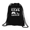 choose your weapon gamer finny retro Drawstring Bags